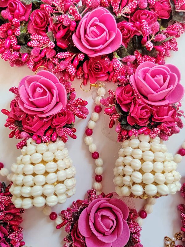 pink lower jewelry, bride, shells jewellery, jewellery designs 2021,latest bridal flower jewellery 2021 flower jewelry, bridal flower jewelry, simple bridal jewelry, elegant bridal jewelry, flower jewelry for mehandi, flower jewelry for haldi, mehandi favors, mehandi jewelry, haldi jewelry, haldi jewelry for bride sister, mehandi jewelry for sister, latest flower jewelry, latest flower jewellery, flower jewelery designs, designer flower jewelry, latest flower jewelry designs, orange flower jewelry, white flower jewelry,