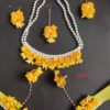 pink lower jewelry, bride flower jewelry, bridal flower jewelry, simple bridal jewelry, elegant bridal jewelry, flower jewelry for mehandi, flower jewelry for haldi, mehandi favors, mehandi jewelry, haldi jewelry, haldi jewelry for bride sister, mehandi jewelry for sister, latest flower jewelry, latest flower jewellery, flower jewelery designs, designer flower jewelry, latest flower jewelry designs, orange flower jewelry, white flower jewelry,